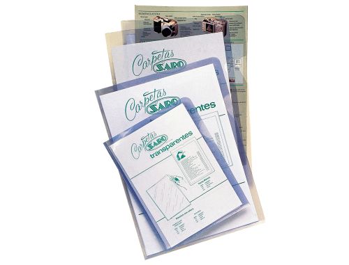 Bolsa dossier saro pvc din a4 280 microns transparente , Saro , 150121 , 8435055004277